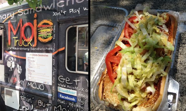 Mojo Truck and Chivito Sandwich